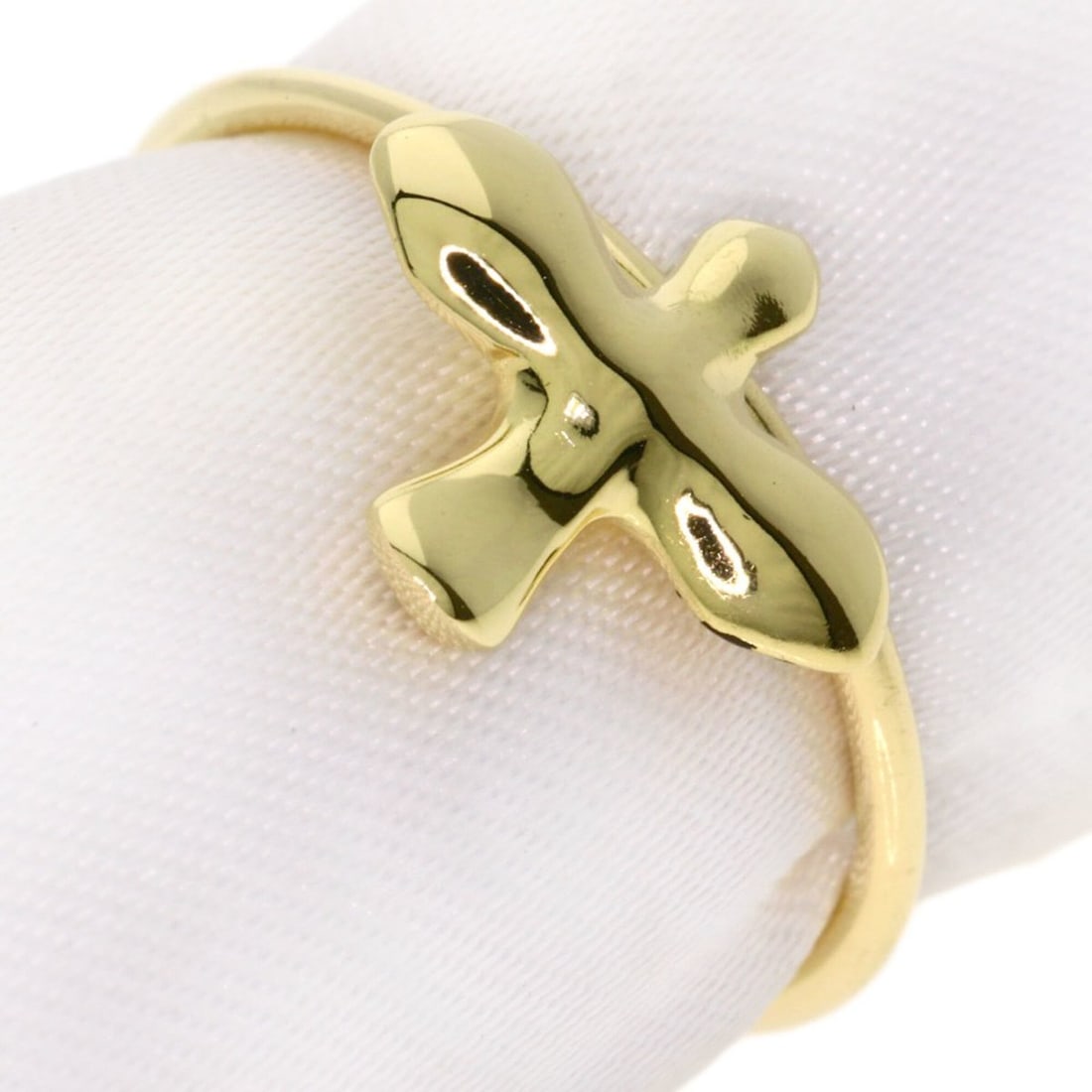 Tiffany & Co. Bird Cross Ring, 18K Yellow Gold, Women's.: --- Catalog ---Category: SizeJP Size: 13US Size: 6.5Category: DesignType: Band ringGender: WomenMaterial: Yellow gold (18K)Category: GeneralBrand: Tiffany--- Item List ---Section: ConditionRanking: Ra