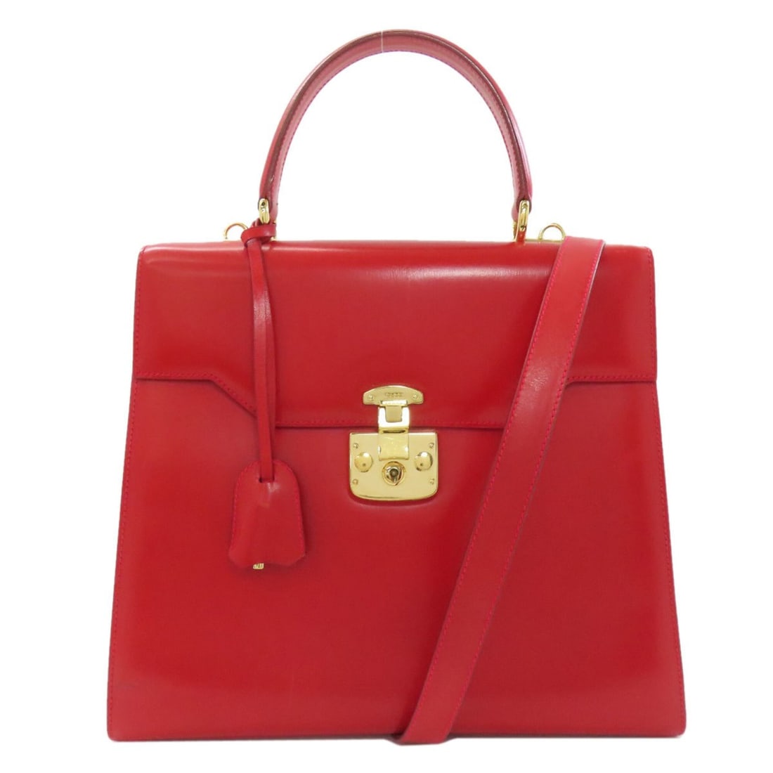 Gucci 000?110?0192 2-Way Leather Handbag for Women GUCCI: --- Catalog ---Category: SizeSize (HxWxD): 24.5cm x 25.5cm x 11cm / 9.64'' x 10.03'' x 4.33''Category: DesignType: HandbagColor: Red colorGender: WomenMaterial: Leather Category: GeneralBrand: Gucci--