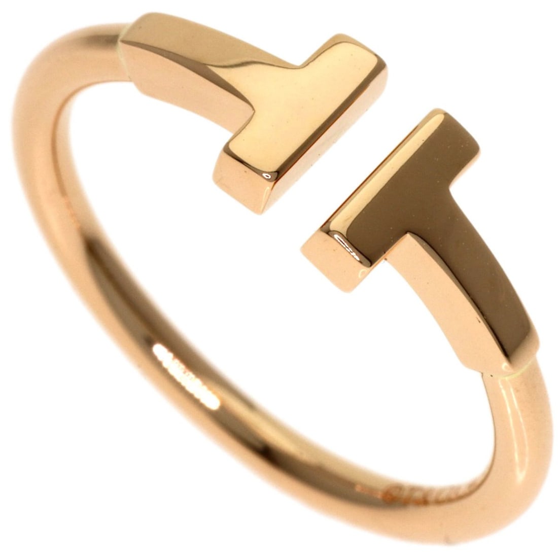 Tiffany & Co. T Wire Ring, 18K Pink Gold, Women's.: --- Catalog ---Category: SizeJP Size: 10.5US Size: 5.5Category: DesignType: Band ringGender: WomenMaterial: Pink gold (18K)Category: GeneralBrand: Tiffany--- Item List ---Section: ConditionRanking: Ra