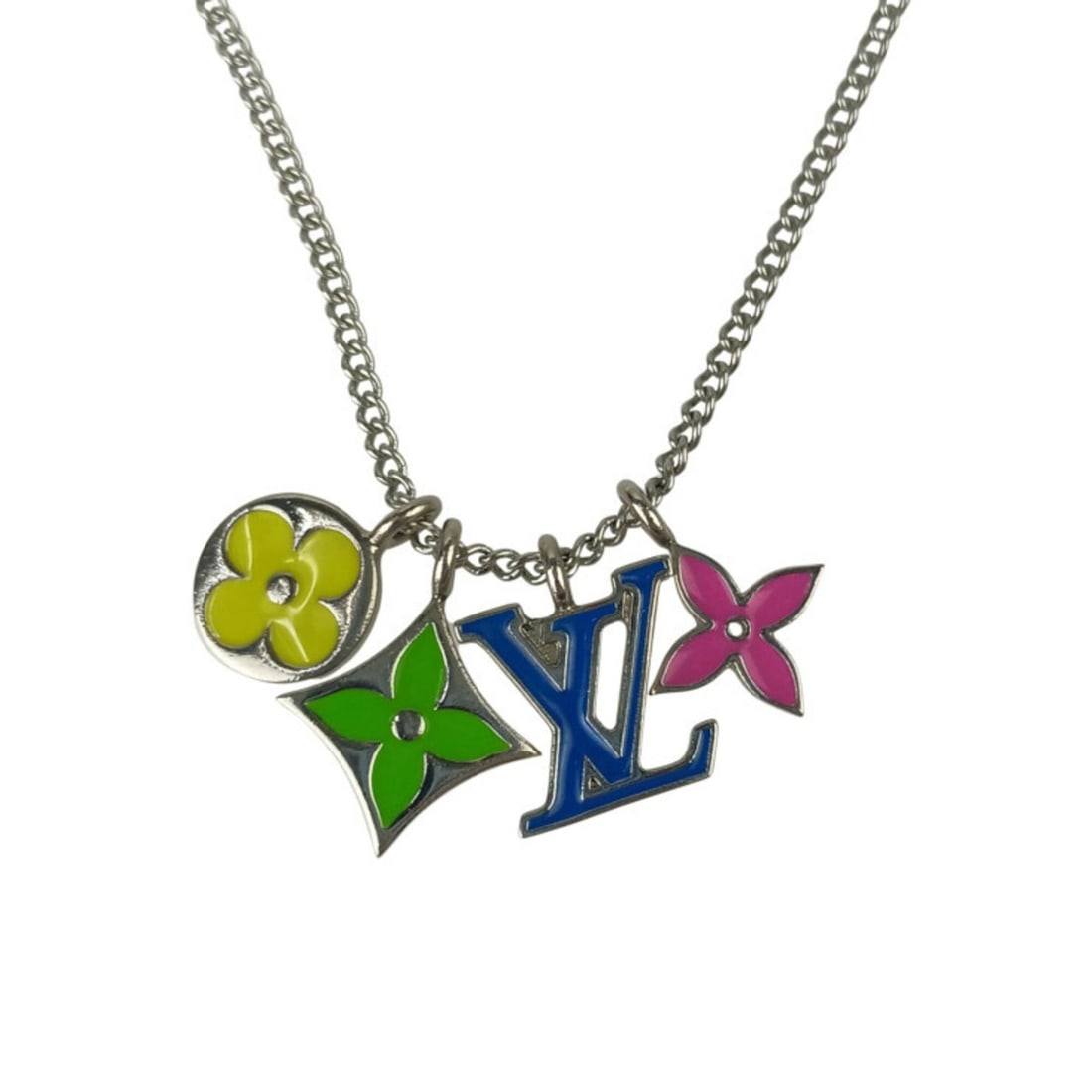 LOUIS VUITTON Louis Vuitton Necklace Pendant LV Instinct M01125 Silver Metal Women's: --- Catalog ---Category: SizeNeck Circumference: 59.5 cm / 23.42''Category: DesignColor: SilverGender: WomenMaterial: MetalPendant Type: PendantNecklace Type: NecklaceCategory: GeneralBrand: Louis Vui