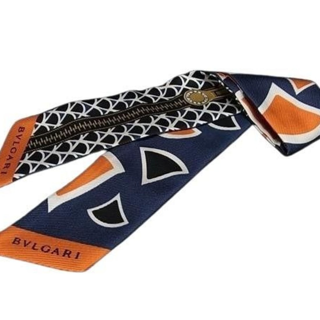 BVLGARI Ribbon Scarf/Muffler, Multicolor Silk, Women's: --- Catalog ---Category: SizeSize (LxW): 54cm x 5cm / 21.25'' x 1.96''Category: DesignType: ScarfColor: Multi-colorGender: WomenMaterial: Silk 100%Category: GeneralBrand: BvlgariCountry of Origin: Ita