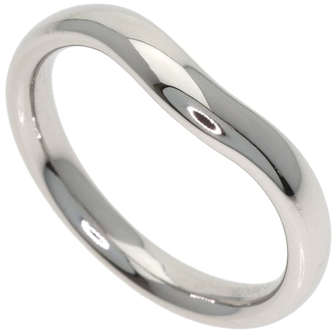 Tiffany & Co. Curved Band Ring, Platinum PT950, Women's Ring.: --- Catalog ---Category: SizeJP Size: 11US Size: 6Category: DesignType: Band ringGender: WomenMaterial: Platinum 950Category: GeneralBrand: Tiffany--- Item List ---Section: ConditionRanking: Rank A Us