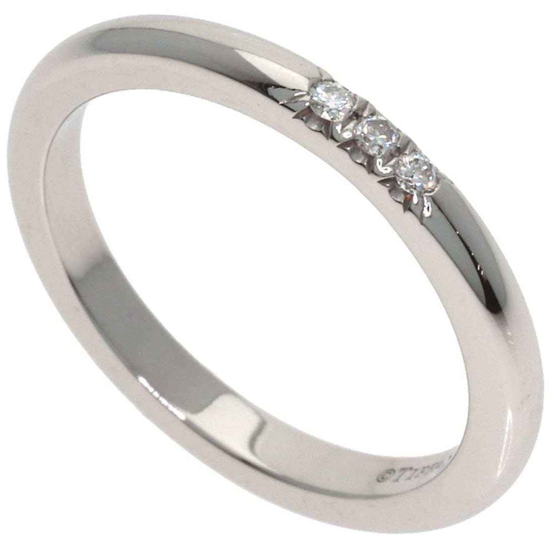 Tiffany & Co. Forever 3-Piece Diamond Ring, Platinum PT950, Women's.: --- Catalog ---Category: SizeJP Size: 6.5US Size: 3.5Category: DesignType: Band ringStone: DiamondGender: WomenMaterial: Platinum 950Category: GeneralBrand: Tiffany--- Item List ---Section: ConditionR