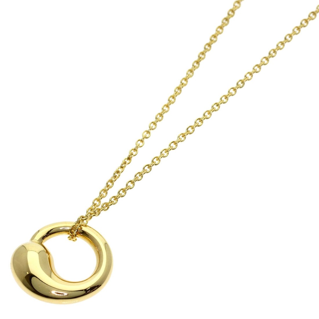 Tiffany & Co. Eternal Circle Necklace, 18K Yellow Gold, Women's.: --- Catalog ---Category: SizePendant Size: 12.6mm x 11.8mm / 0.49'' x 0.46''Neck Circumference: 40 cm / 15.74''Category: DesignGender: WomenMaterial: Yellow gold (18K)Necklace Type: NecklaceCategory: 