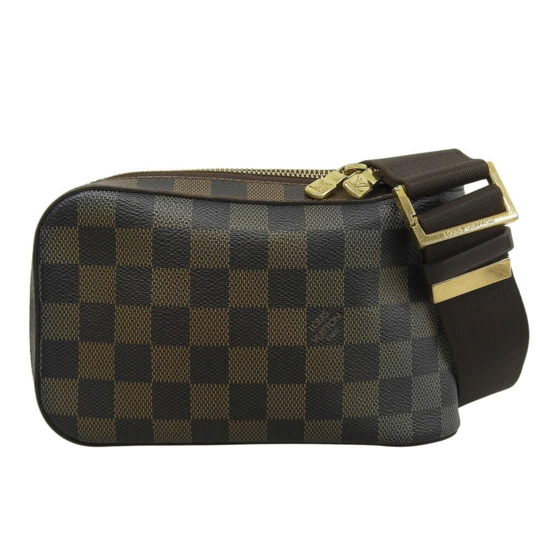Louis Vuitton Damier Geronimos N51994 Body Bag Waist Pouch: --- Catalog ---Category: SizeSize (HxWxD): 11.5cm x 19cm x 5cm / 4.52'' x 7.48'' x 1.96''Category: DesignType: Sling bagColor: Damier Canvas, EbeneGender: Men,WomenMaterial: PVC Category: GeneralMPN: 