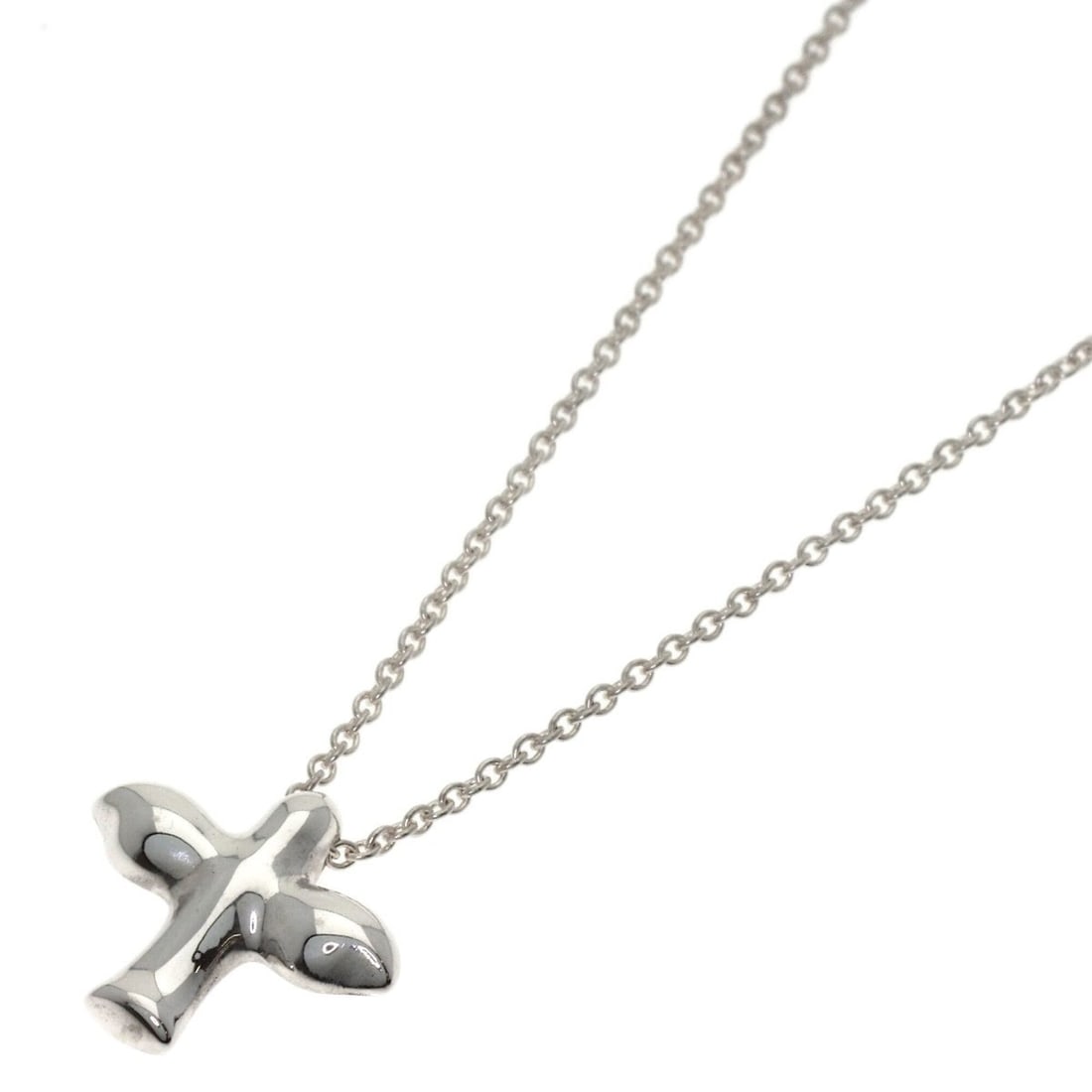 Tiffany & Co. Bird Cross Necklace, Silver, Women's.: --- Catalog ---Category: SizePendant Size: 11.9mm x 13.1mm / 0.46'' x 0.51''Neck Circumference: 40 cm / 15.74''Category: DesignGender: WomenMaterial: SilverNecklace Type: NecklaceCategory: GeneralBran