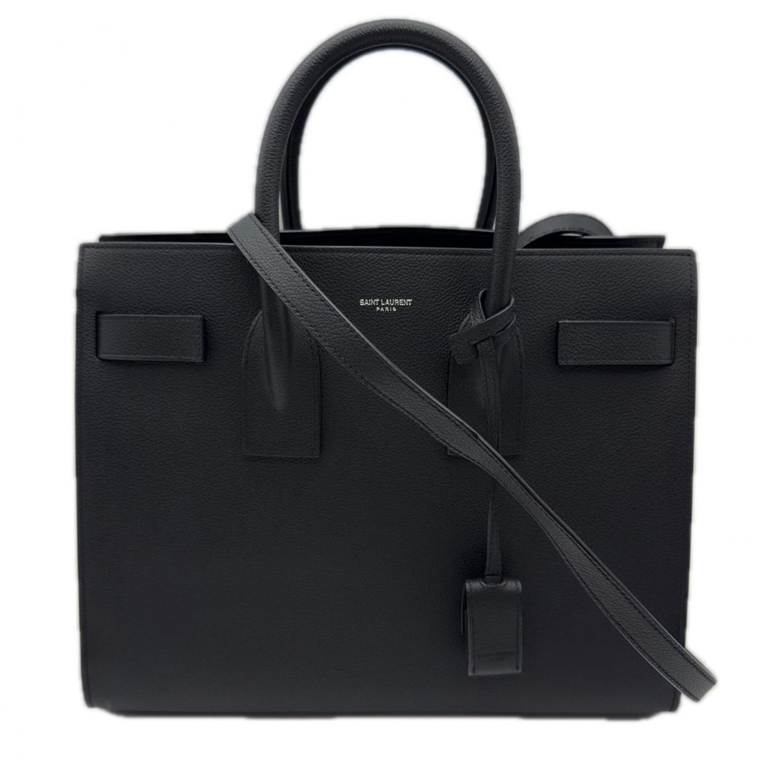 YVES SAINT LAURENT Leather Sac de Jour Bag 355153 Handbag Black Calf Women's: --- Catalog ---Category: SizeSize (HxWxD): 25cm x 31.5cm x 15cm / 9.84'' x 12.4'' x 5.9''Strap Length: 106cm / 41.73''Handle Length: 35cm / 13.77''Category: DesignType: HandbagColor: BlackGender: Wome