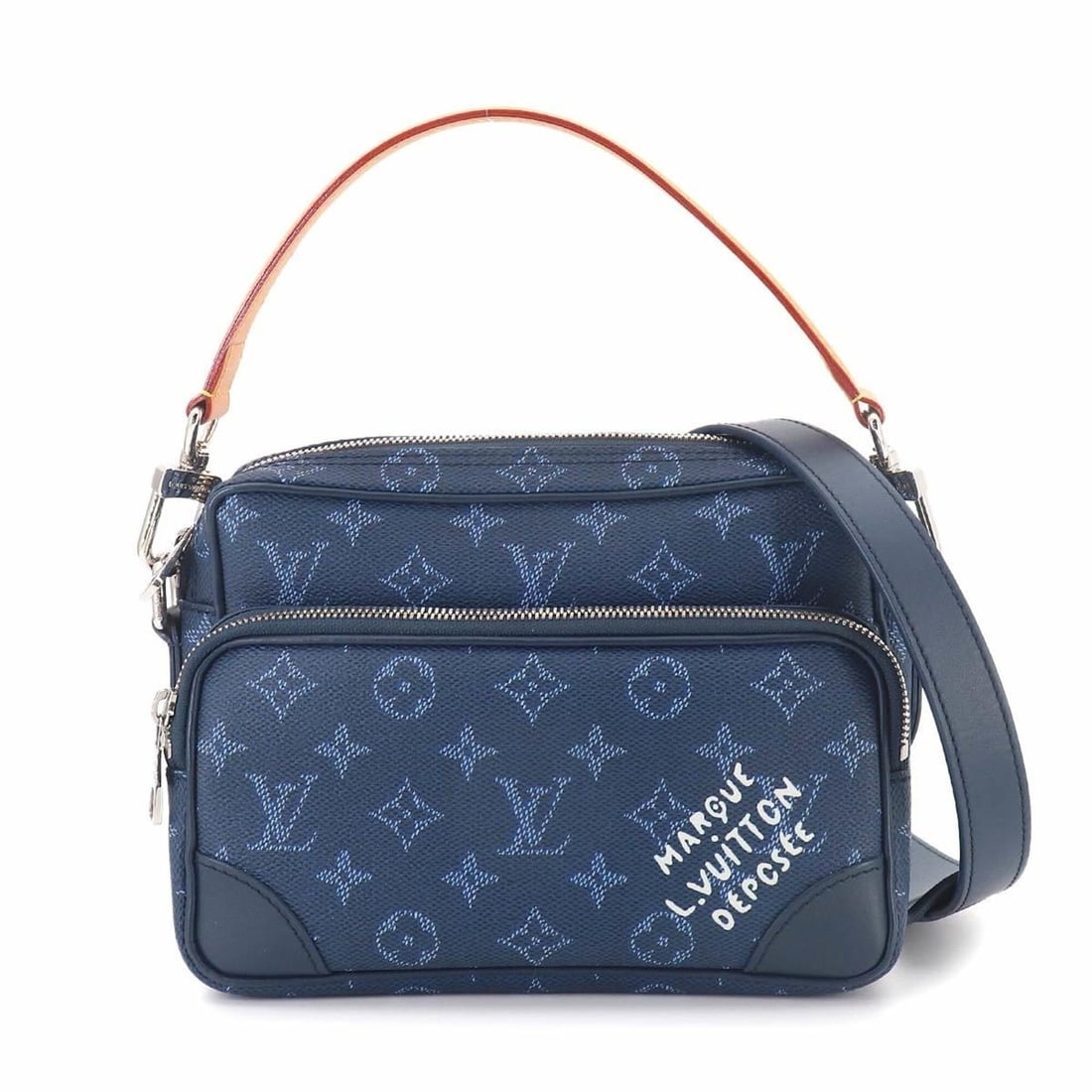 Louis Vuitton Monogram Heritage Nile 2-way Hand/Shoulder Handbag Ocean M26823 RFID: --- Catalog ---Category: SizeSize (HxWxD): 17cm x 22.5cm x 8cm / 6.69'' x 8.85'' x 3.14''Category: DesignType: Shoulder bagColor: BlueGender: WomenMaterial: Canvas Category: GeneralMPN: M26823Brand: L