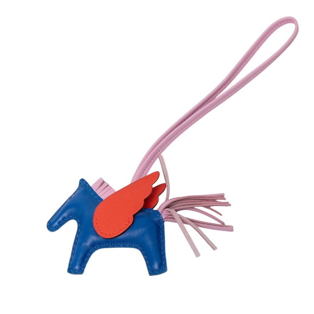 Hermes Rodeo PM Pegasus Accessory Bag Charm Blue France Mauve Sylvestre Capucines Agneau Milo: --- Catalog ---Category: SizeSize (HxWxD): 7.50mm x 9.00mm / 0.30'' x 0.35''Category: DesignType: Handbag charmColor: Blue, CapucineGender: WomenMaterial: Agneau MiloCategory: GeneralBrand: HermesCoun
