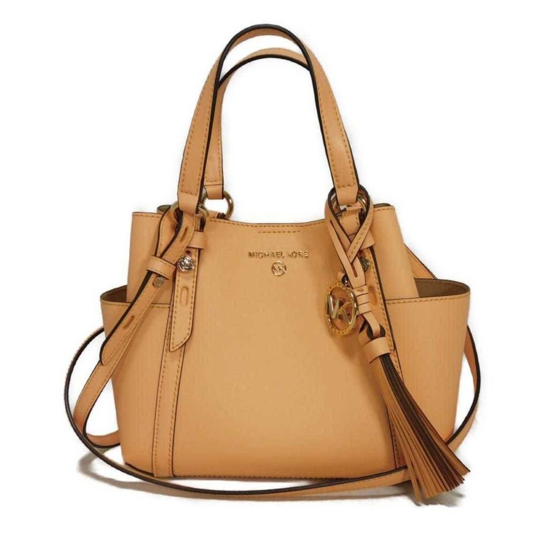 Michael Kors Sullivan Convertible Small Tote Bag, Saffiano Leather, 2-Way, MK Logo, Cantaloupe,: --- Catalog ---Category: SizeSize (HxWxD): 19cm x 31cm x 11cm / 7.48'' x 12.2'' x 4.33''Category: DesignType: Tote bagColor: PinkGender: WomenMaterial: Leather Category: GeneralMPN: 30T0GNXT5UBrand: M