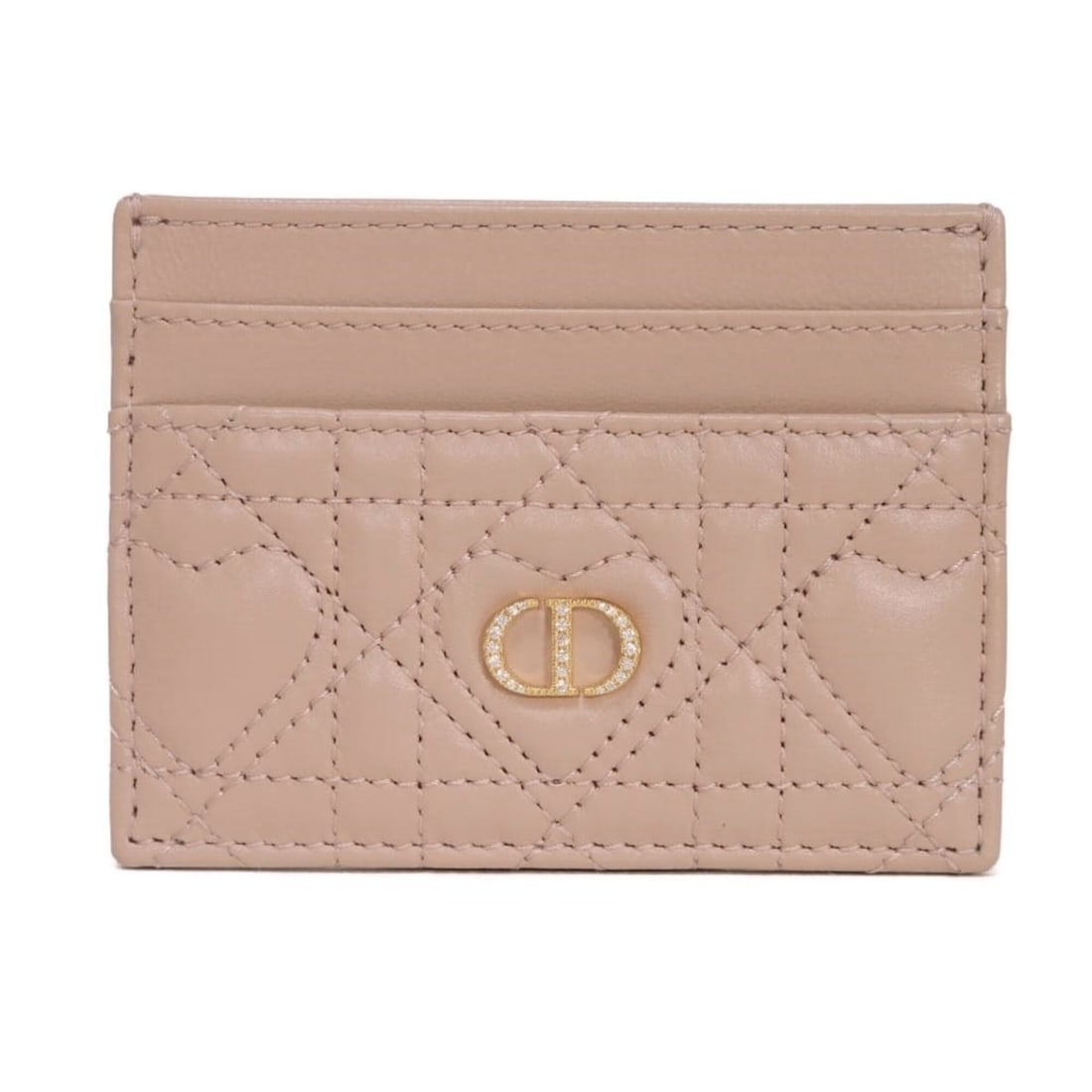 Dior Card Case, Calo Freesia, Japan Limited Edition, CD Logo, Crystal Heart, Cannage, Dusty Pink,: --- Catalog ---Category: DesignType: Card caseColor: PinkGender: WomenMaterial: Leather Leather/Fur Type: LambskinCategory: GeneralMPN: S4205UJNH_M42PBrand: Christian DiorCategory: Physical Properties