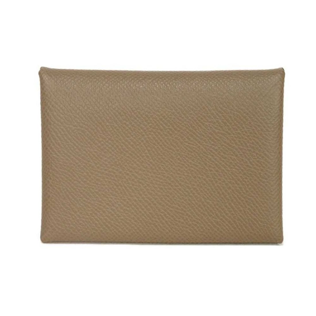 Hermes Calvi Duo Coin Case, Epsom Calf Leather, Greige, Card Veau Etoupe, W Stamp, Men's/Women's.: --- Catalog ---Category: SizeSize (HxWxD): 7cm x 10.5cm x 2cm / 2.75'' x 4.13'' x 0.78''Category: DesignType: Coin purse/coin caseColor: Etoupe gray, GrayishGender: Men,WomenMaterial: Epsom leather Ca