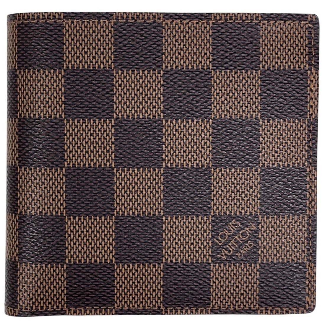Louis Vuitton Portefeuille Marco Bi-fold Wallet, Damier Brown, N61675, Men's: --- Catalog ---Category: SizeSize (HxWxD): 10.5cm x 11cm x 2cm / 4.13'' x 4.33'' x 0.78''Category: DesignType: Wallet (bi-fold)Color: BrownGender: MenCategory: GeneralMPN: N61675Brand: Louis Vuitton--