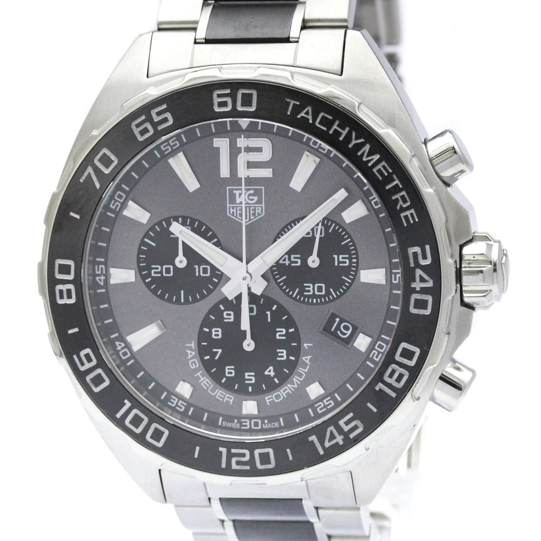 TAG HEUER Formula 1 Chronograph Steel Quartz Watch CAZ1111 Polished (1 of 15)
