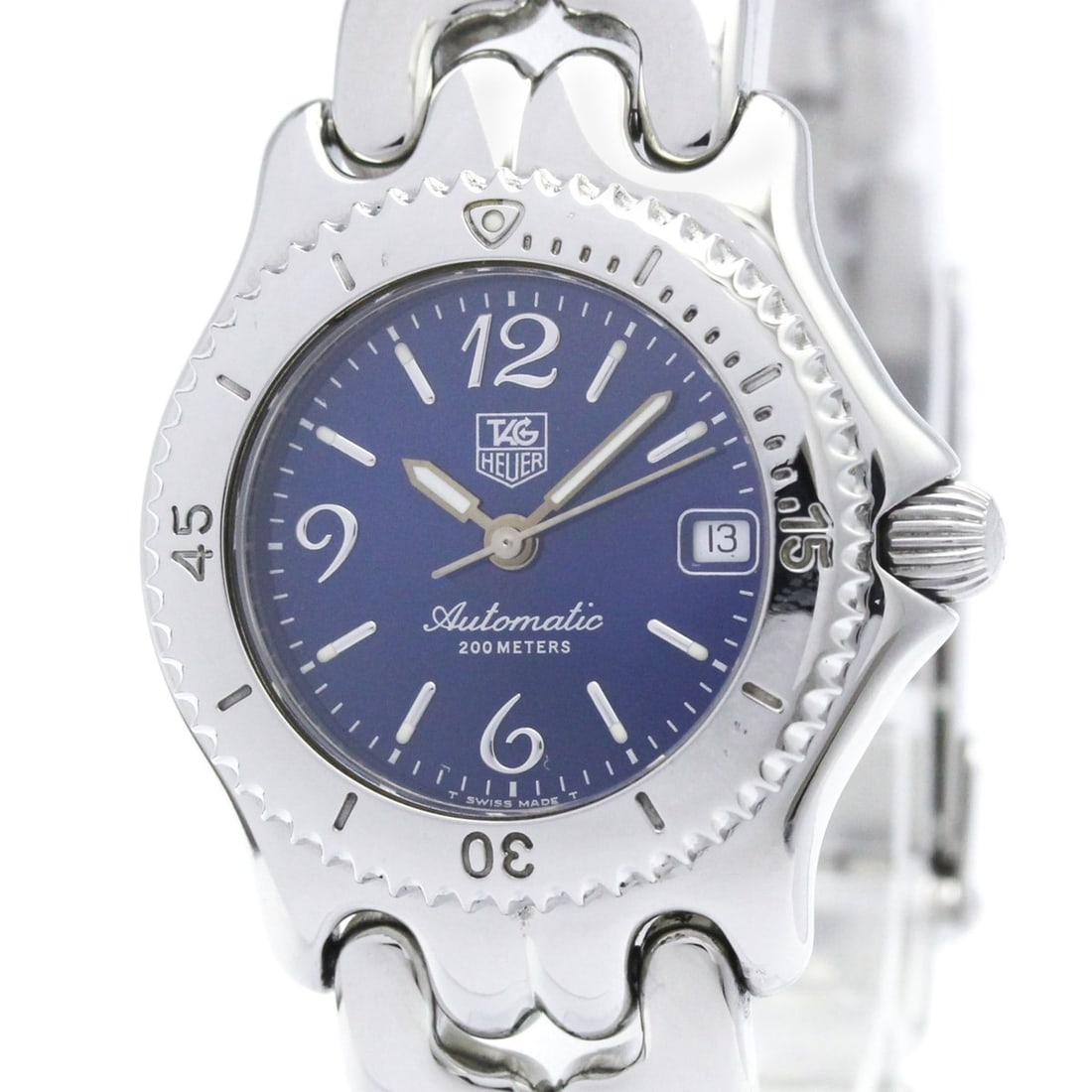 TAG HEUER Sel Professional 200M Steel Automatic Ladies Watch WG2311 Polished: --- Catalog ---Category: SizeCase Diameter: 28mm / 1.1''Category: DesignType: WristwatchStyle: SportGender: WomenColor (Dial): NavyMaterial (Band): Stainless steelMaterial (Case): Stainless steelCateg