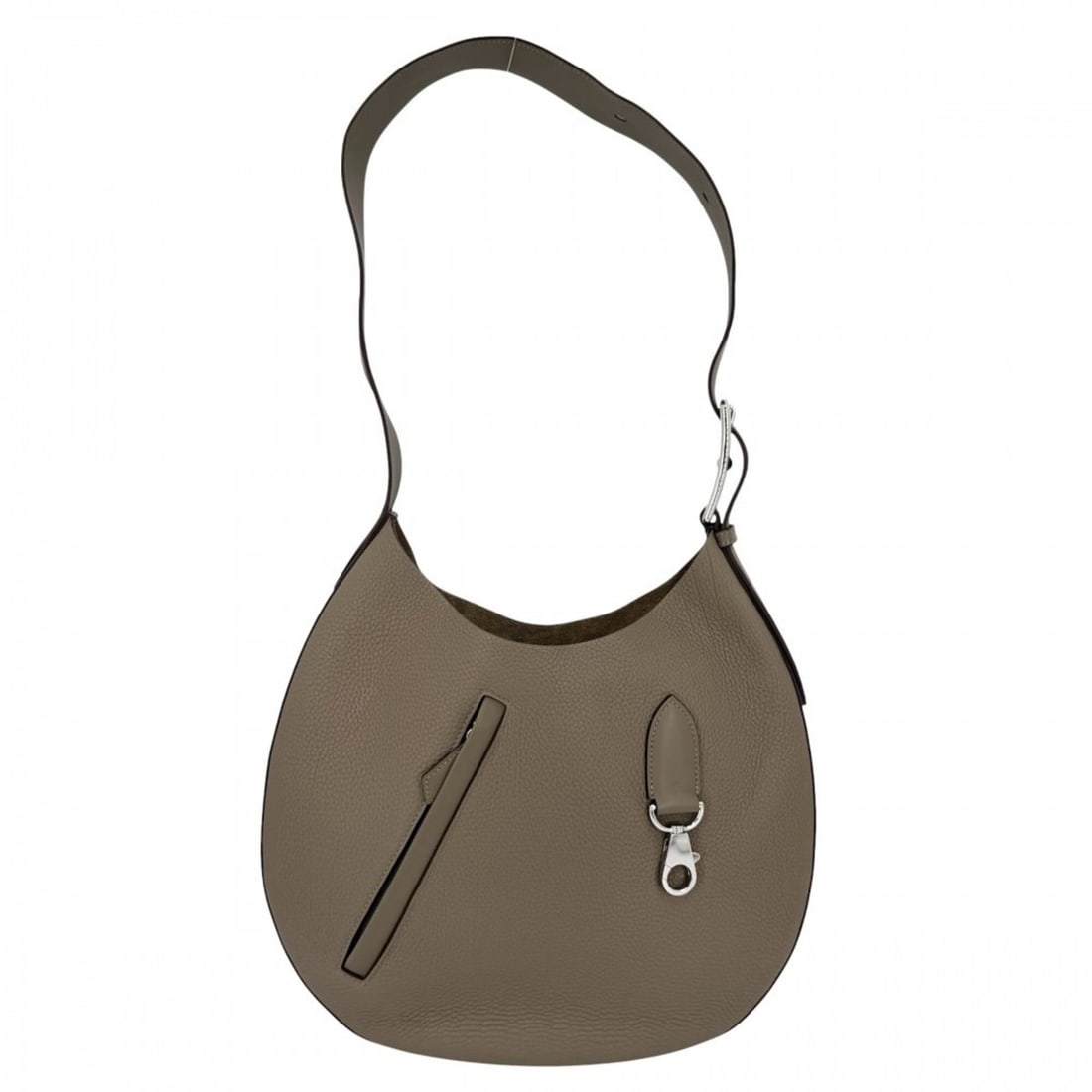 Hermes shoulder bag for women, Arson model, brown, HERMES B stamp, Togo leather, Veau Swift, Etoupe,: --- Catalog ---Category: SizeSize (HxWxD): 28cm x 32cm x 5cm / 11.02'' x 12.59'' x 1.96''Category: DesignType: Shoulder bagColor: Etoupe grayGender: WomenMaterial: Togo leather , Swift leather Categor