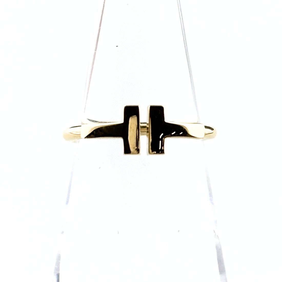 Tiffany & Co. T Wire Ring, Yellow Gold (YG), 750, Women's Ring: --- Catalog ---Category: SizeJP Size: 8.5US Size: 4.5Category: DesignColor: YellowGender: WomenCategory: GeneralBrand: Tiffany--- Item List ---Section: ConditionRanking: Rank AB Used - Traces of usage