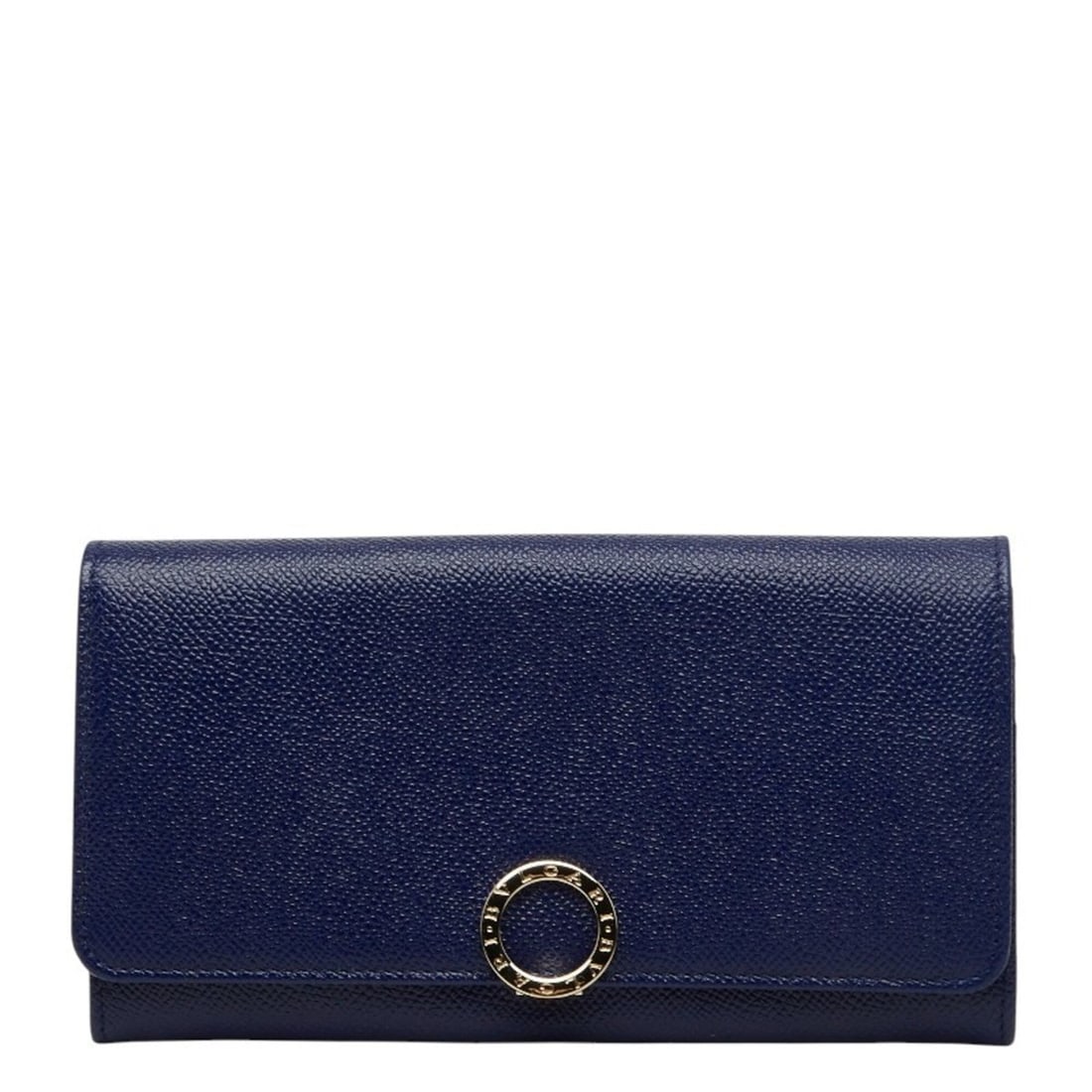 BVLGARI Long Wallet, Blue Leather, Women's: --- Catalog ---Category: SizeSize (HxWxD): 10.5cm x 19cm x 1.5cm / 4.13'' x 7.48'' x 0.59''Category: DesignType: Long wallet (bi-fold)Color: BlueGender: WomenMaterial: Leather Category: GeneralBrand: 