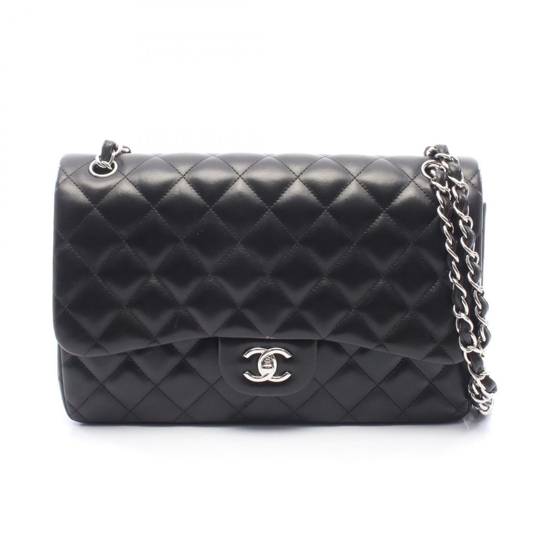 Chanel CHANEL Large Matelassé 30 Classic Double Flap Shoulder Bag Handbag Lambskin Leather Women's: --- Catalog ---Category: SizeSize (HxWxD): 20cm x 30cm x 9cm / 7.87'' x 11.81'' x 3.54''Category: DesignType: Handbag, Shoulder bagColor: BlackGender: WomenMaterial: Leather Hardware Color: SilverLeat