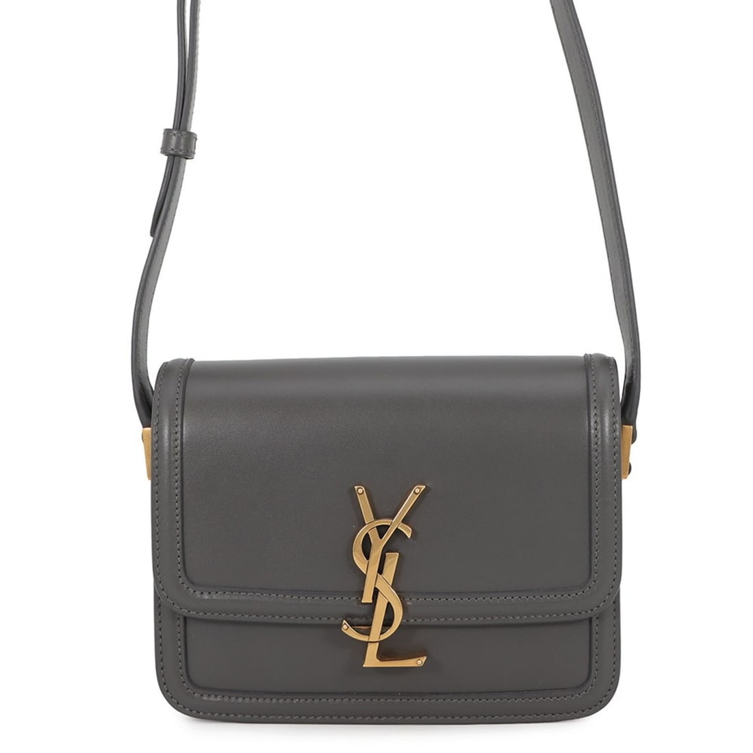 Yves Saint Laurent Saint Laurent Paris Solferino Small Satchel Shoulder Bag, Box Leather, 634306,: --- Catalog ---Category: SizeWeight: 460g / 1.01lb.Size (HxWxD): 14.5cm x 18.5cm x 4cm / 5.7'' x 7.28'' x 1.57''Strap Length: 84.5cm - 99.5cm / 33.26'' - 39.17''Category: DesignType: Handbag, Shoulder