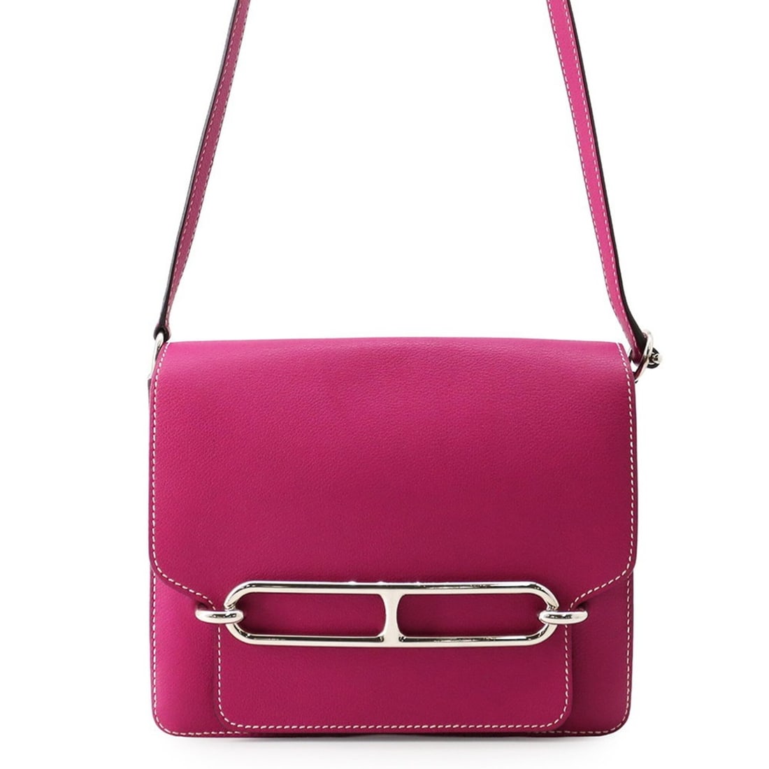 Hermes Sac Lauris 23 Rose Purple Evercolor A stamp HERMES handbag (1 of 18)