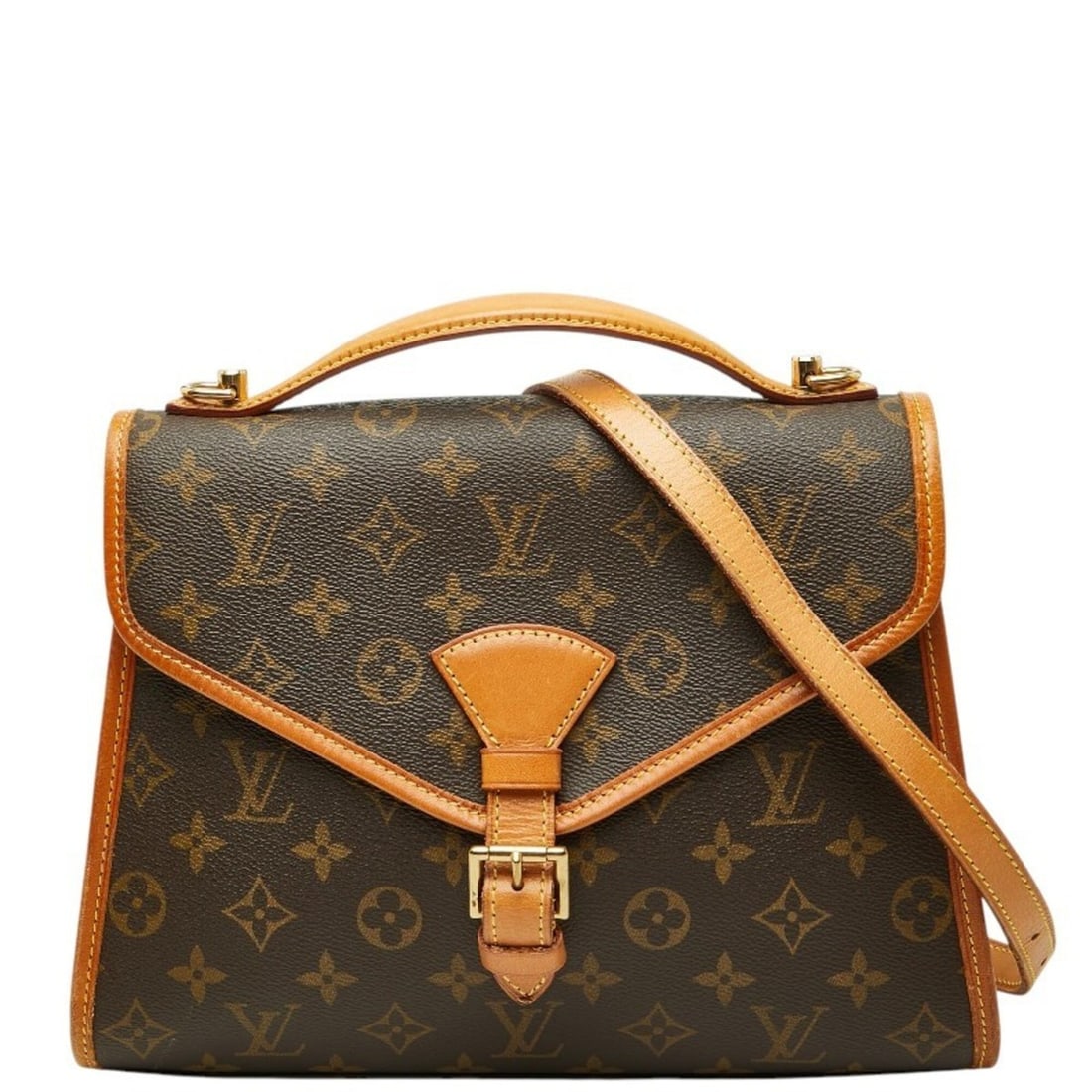 Louis Vuitton Monogram Bel Air Handbag Shoulder Bag 2WAY M51122 Brown Leather Women's LOUIS VUITTON: --- Catalog ---Category: SizeSize (HxWxD): 22cm x 28.5cm x 9cm / 8.66'' x 11.22'' x 3.54''Category: DesignType: Handbag, Shoulder bagColor: BrownGender: WomenMaterial: PVC , Leather Category: GeneralM