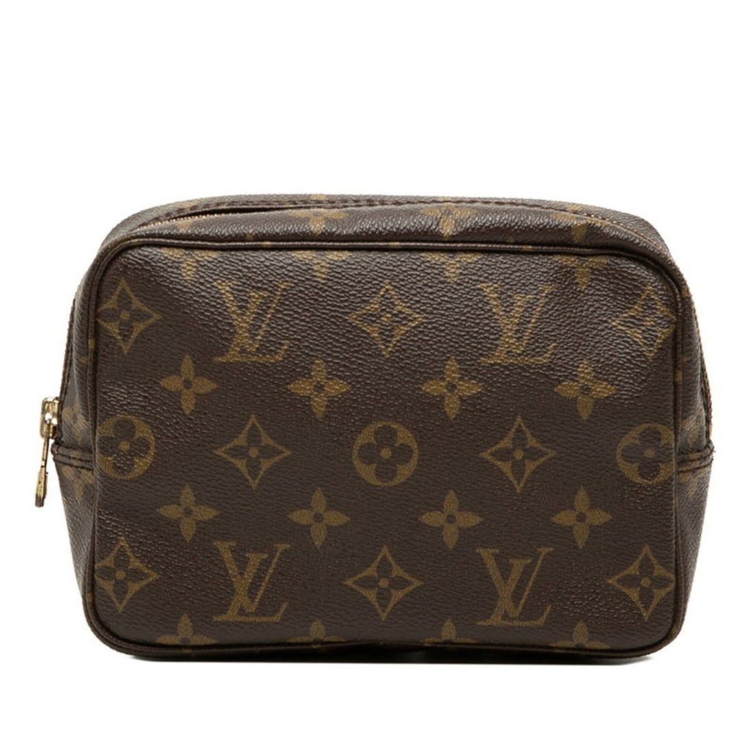 Louis Vuitton Monogram Trousses Toilette 18 Handbag Pouch M47526 Brown Leather Women's LOUIS VUITTON: --- Catalog ---Category: SizeSize (HxWxD): 12.5cm x 17.5cm x 6cm / 4.92'' x 6.88'' x 2.36''Category: DesignType: Handbag, PouchColor: BrownGender: WomenMaterial: PVC , Leather Category: GeneralMPN: M4