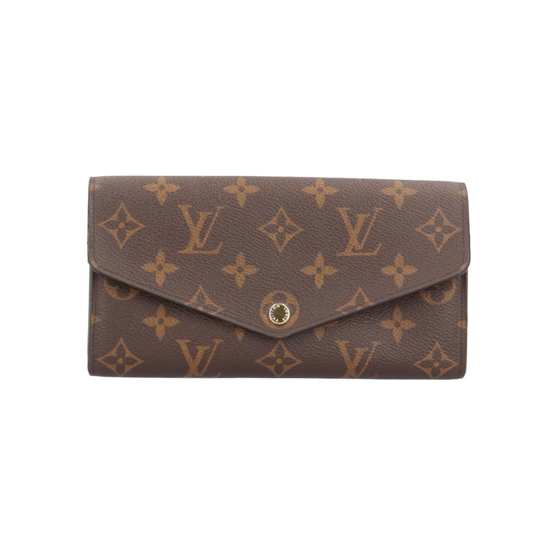 Louis Vuitton Portefeuille Sarah Monogram Long Wallet, Canvas M60531, Women's LOUIS VUITTON: --- Catalog ---Category: SizeSize (HxWxD): 10cm x 18.5cm x 2.5cm / 3.93'' x 7.28'' x 0.98''Category: DesignType: Long wallet (bi-fold)Color: Brown, MarronGender: WomenMaterial: Monogram , Canvas Categ