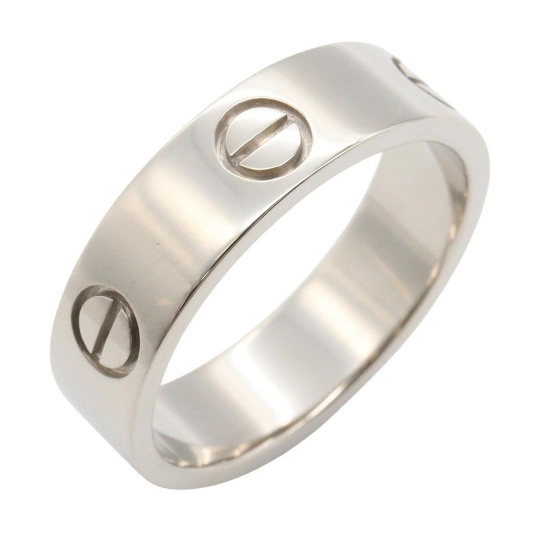 Cartier Love Ring, 18K White Gold (18KWG), Silver Tone, B4084700 (Men's/Women's): --- Catalog ---Category: SizeJP Size: 16US Size: 8Category: DesignType: Band ringColor: SilverGender: Men,WomenMaterial: White gold (18K)Category: GeneralMPN: B4084700Brand: Cartier--- Item List ---Se