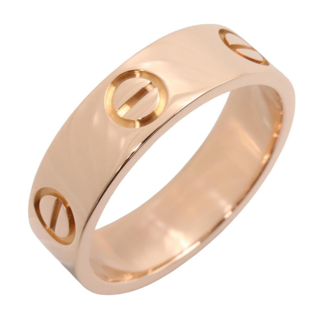 Cartier Love Ring, 18K Pink Gold (PG), Women's, Tone, B4084800: --- Catalog ---Category: SizeJP Size: 11.5US Size: 6Category: DesignType: Band ringColor: GoldGender: WomenMaterial: Pink gold (18K)Category: GeneralMPN: B4084800Brand: Cartier--- Item List ---Section