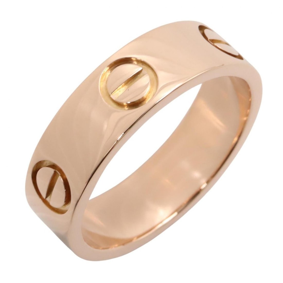 Cartier Love Ring, 18K Pink Gold (PG), Women's, Tone, B4084800: --- Catalog ---Category: SizeJP Size: 9.5US Size: 5Category: DesignType: Band ringColor: GoldGender: WomenMaterial: Pink gold (18K)Category: GeneralMPN: B4084800Brand: Cartier--- Item List ---Section: