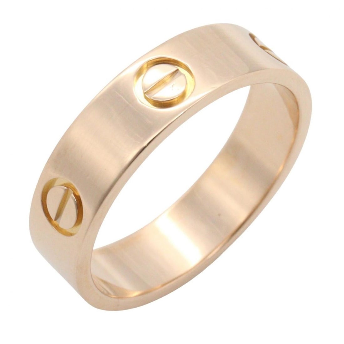 Cartier Love Ring, 18K Pink Gold (PG), Men's/Women's, Tone, B4084800: --- Catalog ---Category: SizeJP Size: 18US Size: 9Category: DesignType: Band ringColor: GoldGender: Men,WomenMaterial: Pink gold (18K)Category: GeneralMPN: B4084800Brand: Cartier--- Item List ---Secti