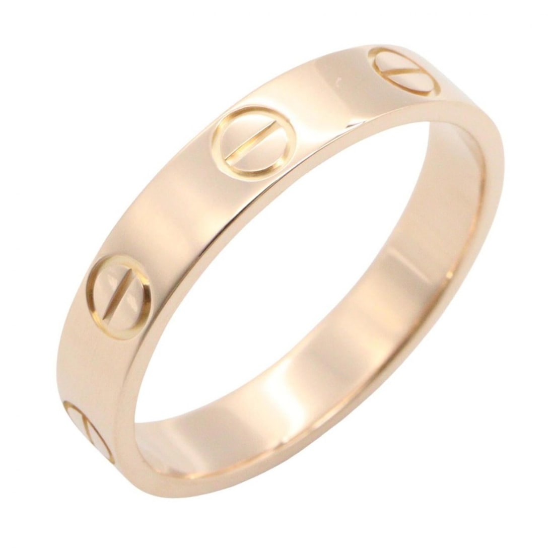 Cartier Mini Love Ring, 18K Pink Gold (PG), Women's Tone, B4085200: --- Catalog ---Category: SizeJP Size: 10US Size: 5.5Category: DesignType: Band ringColor: GoldGender: WomenMaterial: Pink gold (18K)Category: GeneralMPN: B4085200Brand: Cartier--- Item List ---Section