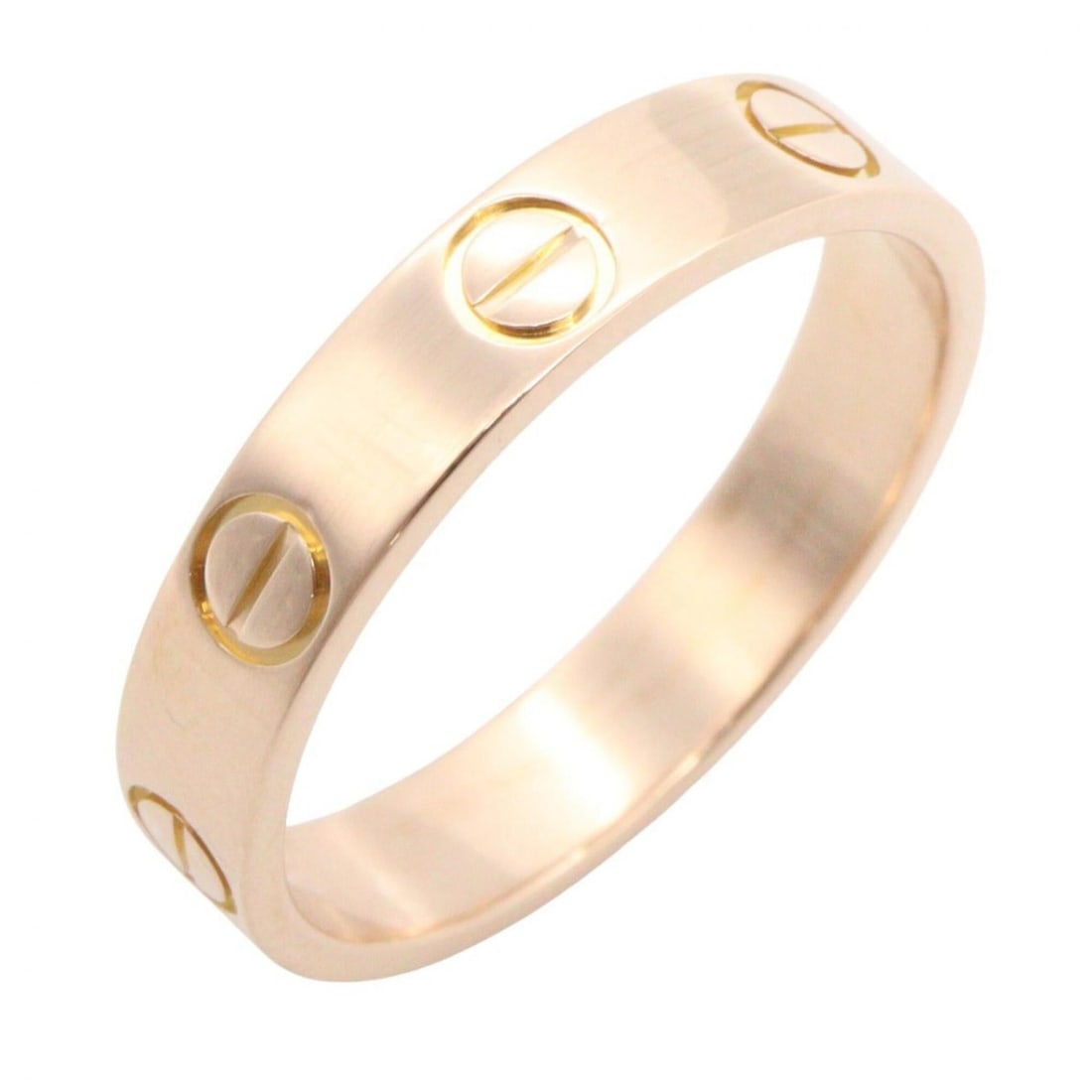 Cartier Mini Love Ring, 18K Pink Gold (PG), Women's Tone, B4085200: --- Catalog ---Category: SizeJP Size: 9US Size: 5Category: DesignType: Band ringColor: GoldGender: WomenMaterial: Pink gold (18K)Category: GeneralMPN: B4085200Brand: Cartier--- Item List ---Section: C