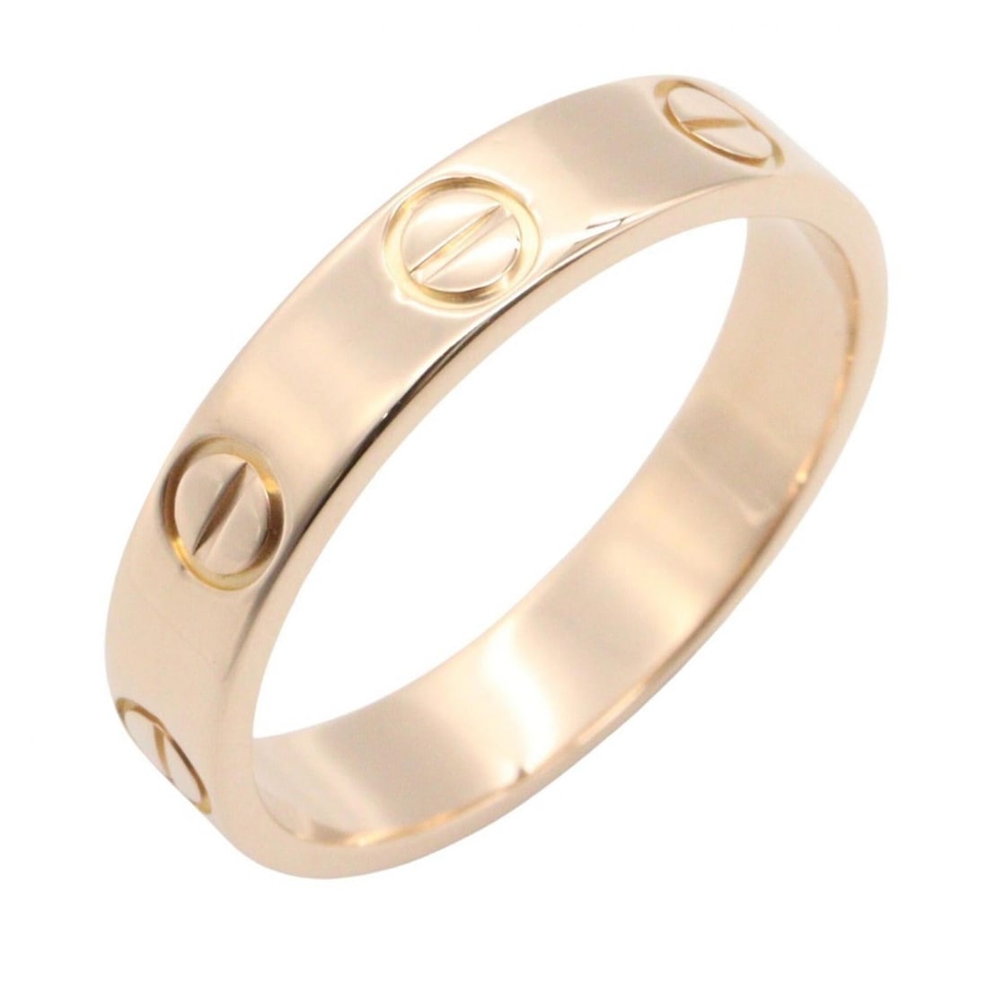 Cartier Mini Love Ring, 18K Pink Gold (PG), Women's Tone, B4085200: --- Catalog ---Category: SizeJP Size: 8US Size: 4.5Category: DesignType: Band ringColor: GoldGender: WomenMaterial: Pink gold (18K)Category: GeneralMPN: B4085200Brand: Cartier--- Item List ---Section: