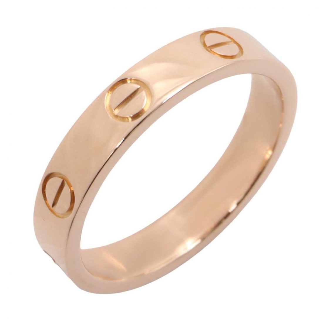 Cartier Mini Love Ring, 18K Pink Gold (PG), Women's Tone, B4085200: --- Catalog ---Category: SizeJP Size: 12.5US Size: 6.5Category: DesignType: Band ringColor: GoldGender: WomenMaterial: Pink gold (18K)Category: GeneralMPN: B4085200Brand: Cartier--- Item List ---Secti