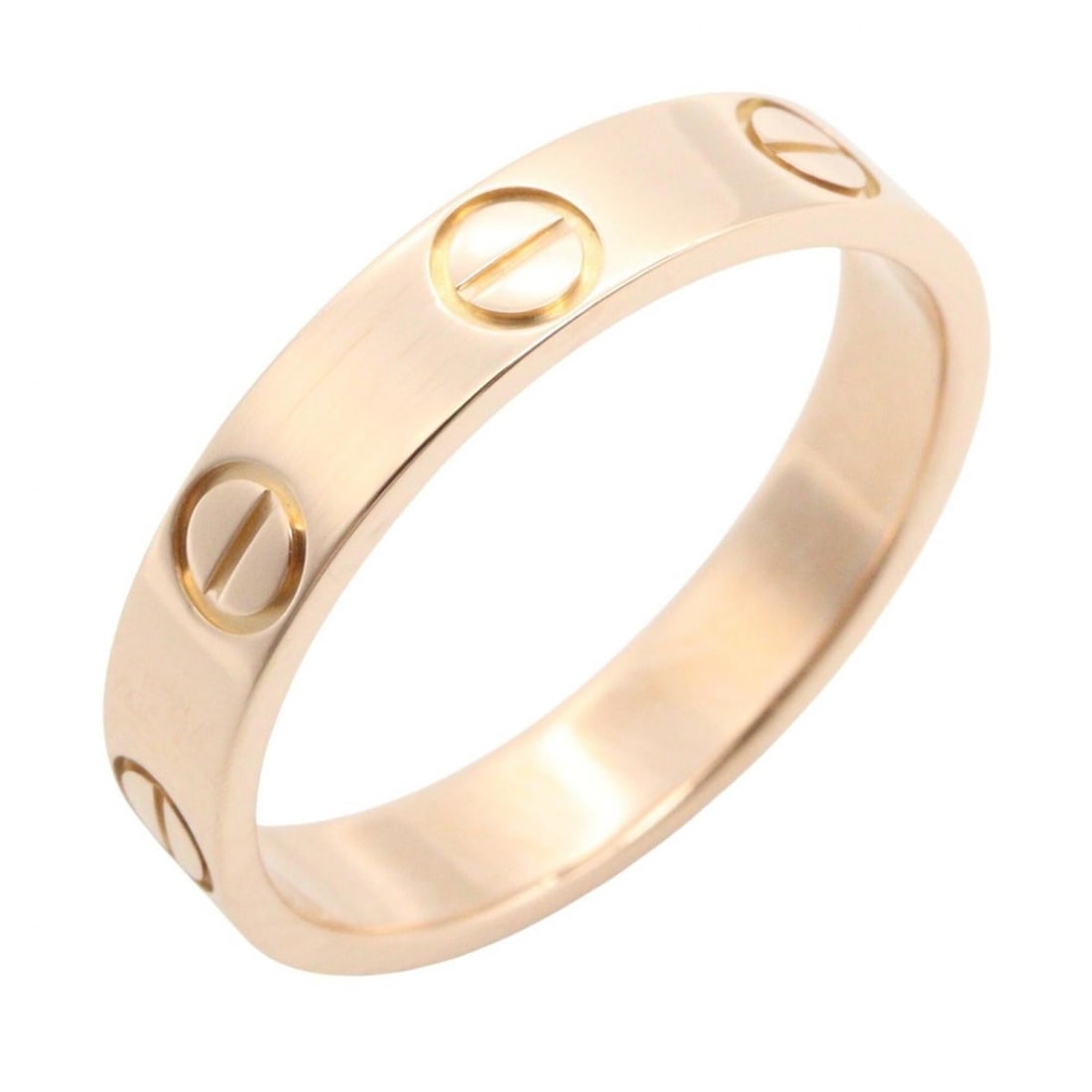 Cartier Mini Love Ring, 18K Pink Gold (PG), Women's Tone, B4085200: --- Catalog ---Category: SizeJP Size: 7US Size: 4Category: DesignType: Band ringColor: GoldGender: WomenMaterial: Pink gold (18K)Category: GeneralMPN: B4085200Brand: Cartier--- Item List ---Section: C