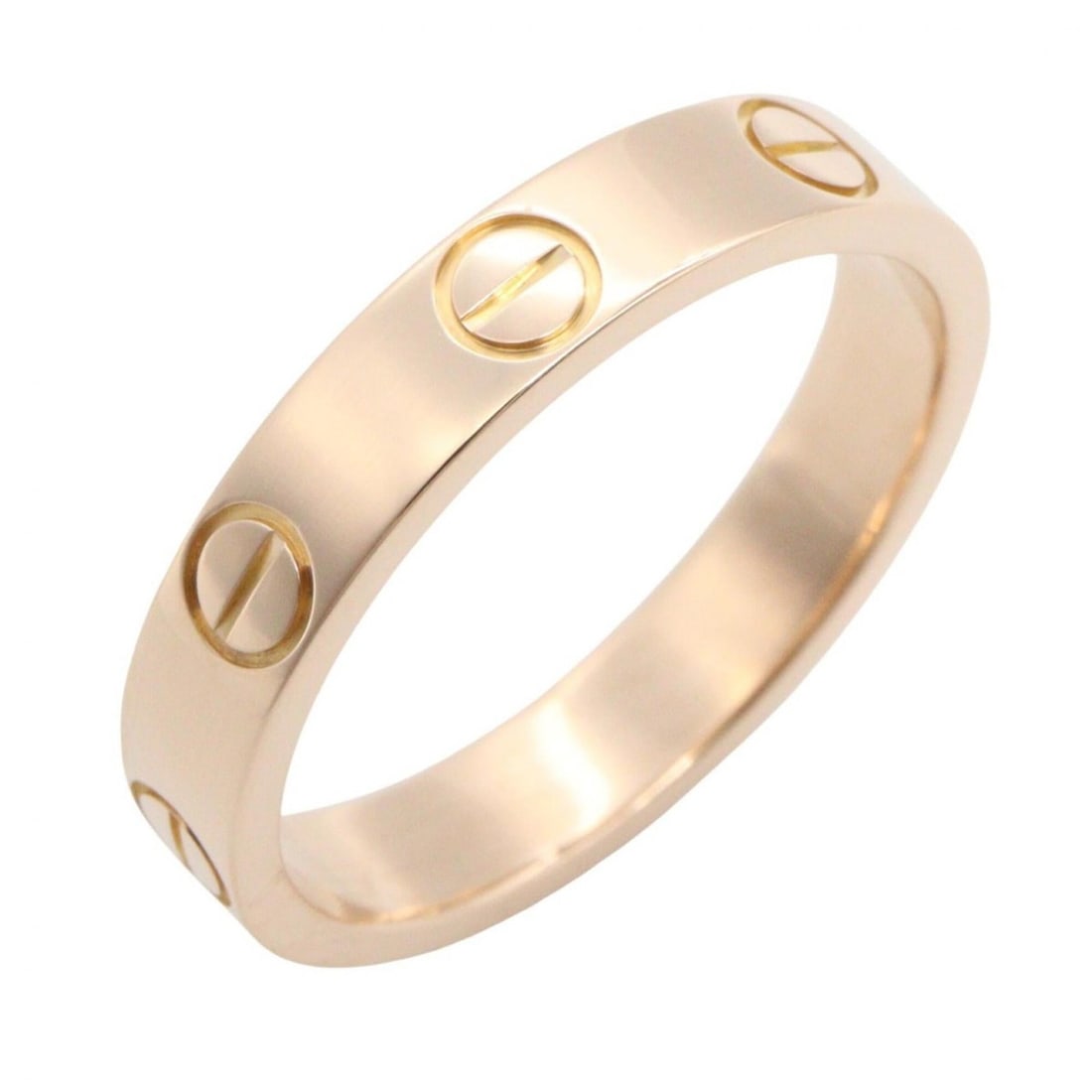 Cartier Mini Love Ring, 18K Pink Gold (PG), Women's Tone, B4049750: --- Catalog ---Category: SizeJP Size: 9.5US Size: 5Category: DesignType: Band ringColor: GoldGender: WomenMaterial: Pink gold (18K)Category: GeneralMPN: B4049750Brand: Cartier--- Item List ---Section: