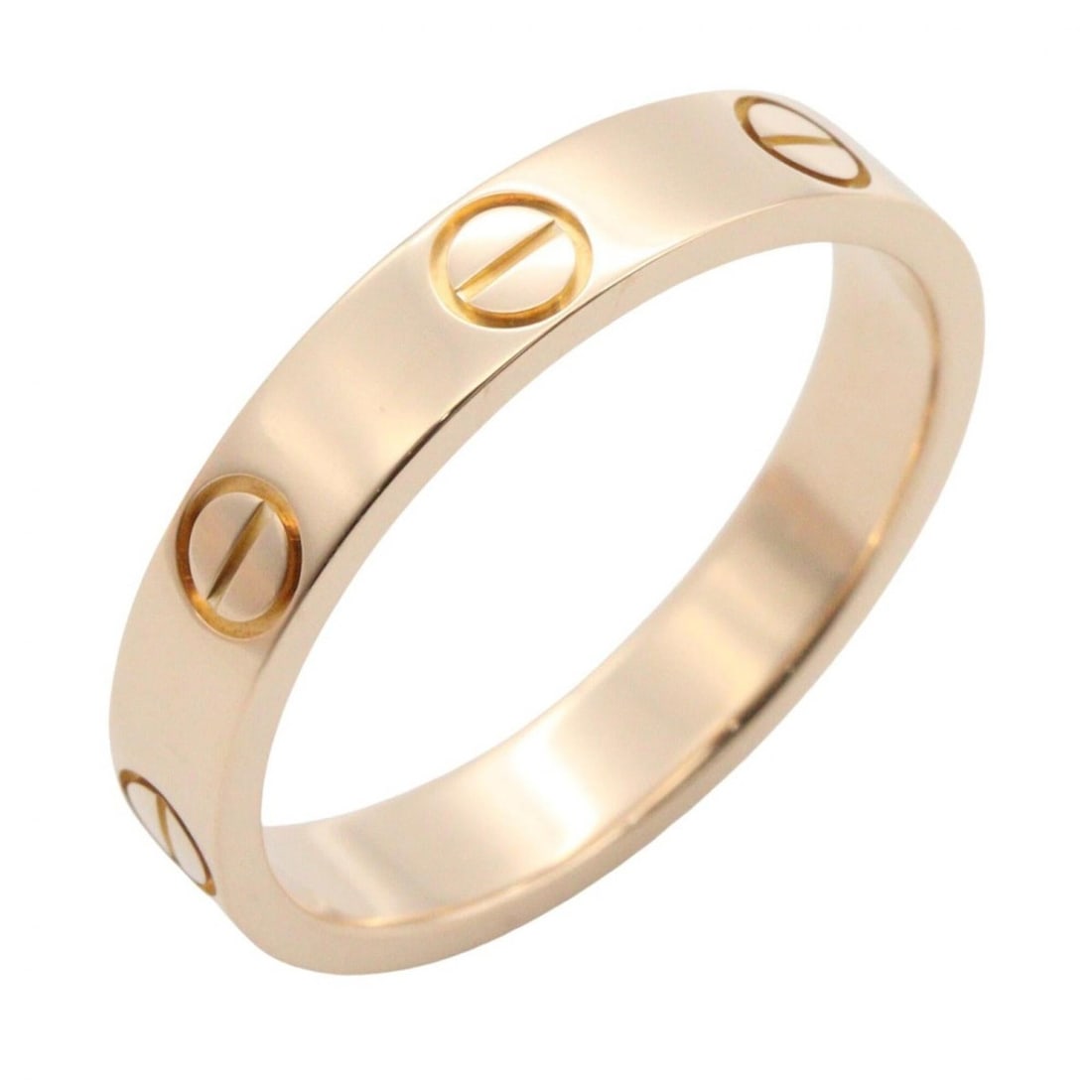 Cartier Mini Love Ring, 18K Pink Gold (PG), Men's/Women's, Tone, B4085200: --- Catalog ---Category: SizeJP Size: 10US Size: 5.5Category: DesignType: Band ringColor: GoldGender: Men,WomenMaterial: Pink gold (18K)Category: GeneralMPN: B4085200Brand: Cartier--- Item List ---Sec