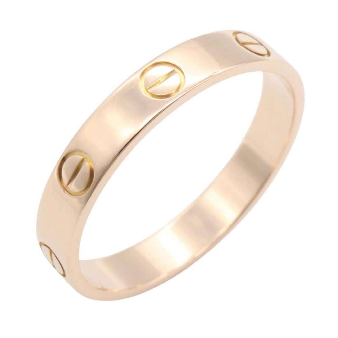 Cartier Mini Love Ring, 18K Pink Gold (PG), Men's/Women's, Tone, B4085200: --- Catalog ---Category: SizeJP Size: 18US Size: 9Category: DesignType: Band ringColor: GoldGender: Men,WomenMaterial: Pink gold (18K)Category: GeneralMPN: B4085200Brand: Cartier--- Item List ---Secti