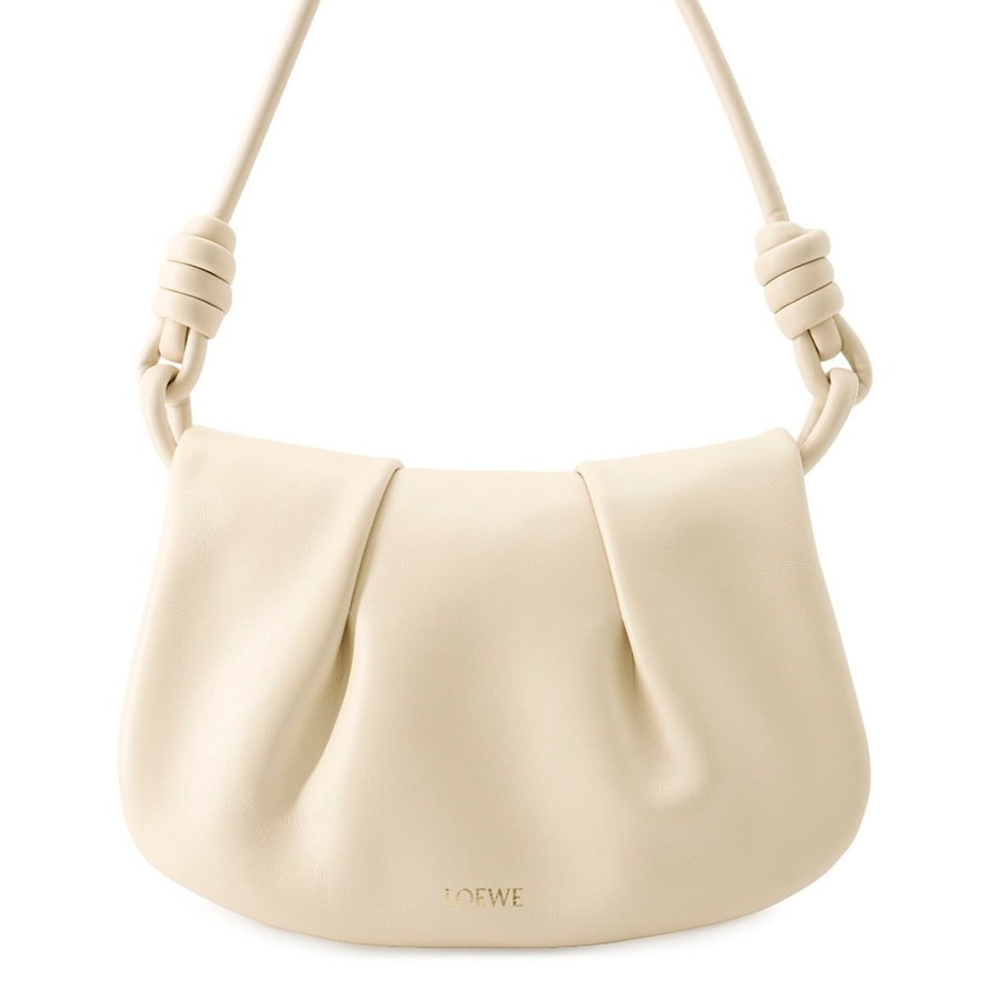 Loewe shoulder bag Paseo satchel calf leather LOEWE handbag: --- Catalog ---Category: SizeWeight: 370g / 13.05oz.Size (HxWxD): 17.5cm x 24.5cm x 4cm / 6.88'' x 9.64'' x 1.57''Category: DesignType: Handbag, Shoulder bagColor: BeigeGender: WomenClosure: FlapMater