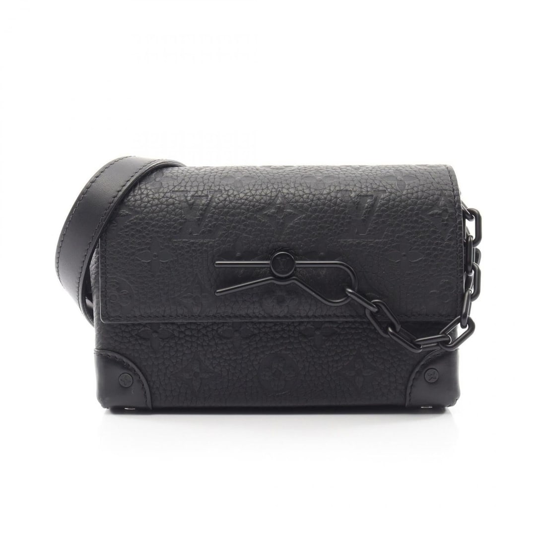 Louis Vuitton Steamer Wearable Wallet Shoulder Bag Handbag Leather Monogram Taurillon Men's Black: --- Catalog ---Category: SizeSize (HxWxD): 12cm x 18cm x 6cm / 4.72'' x 7.08'' x 2.36''Category: DesignType: Handbag, Shoulder bagColor: BlackGender: MenMaterial: Leather Leather/Fur Type: Taurillon l