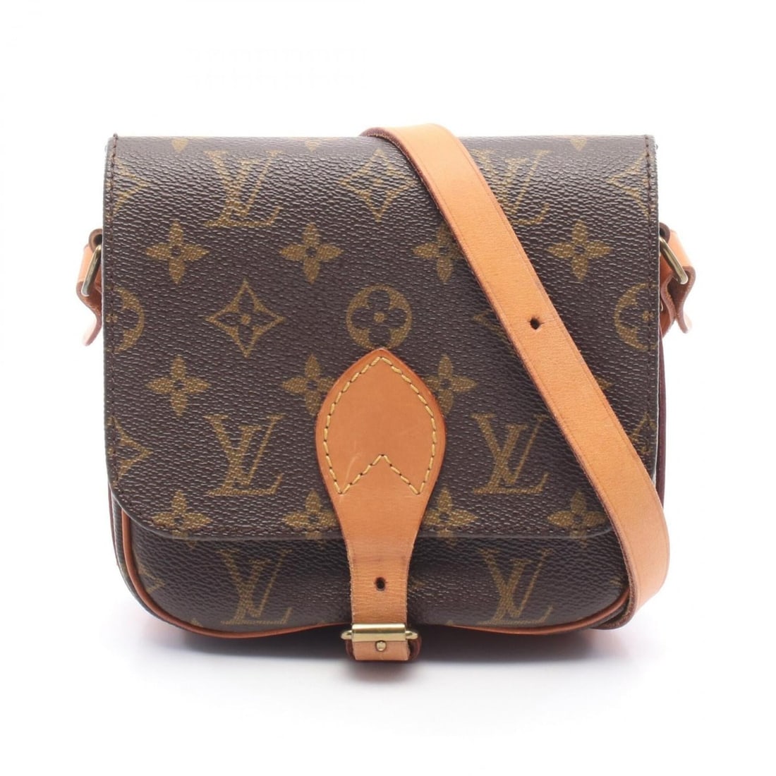 Louis Vuitton Cartouchiere PM Shoulder Bag/Handbag, Coated Canvas and Leather, Monogram Pattern,: --- Catalog ---Category: SizeSize (HxWxD): 15cm x 16cm x 5cm / 5.9'' x 6.29'' x 1.96''Category: DesignType: Handbag, Shoulder bagColor: Brown, MonogramGender: WomenMaterial: Coated canvas , Leather Ca