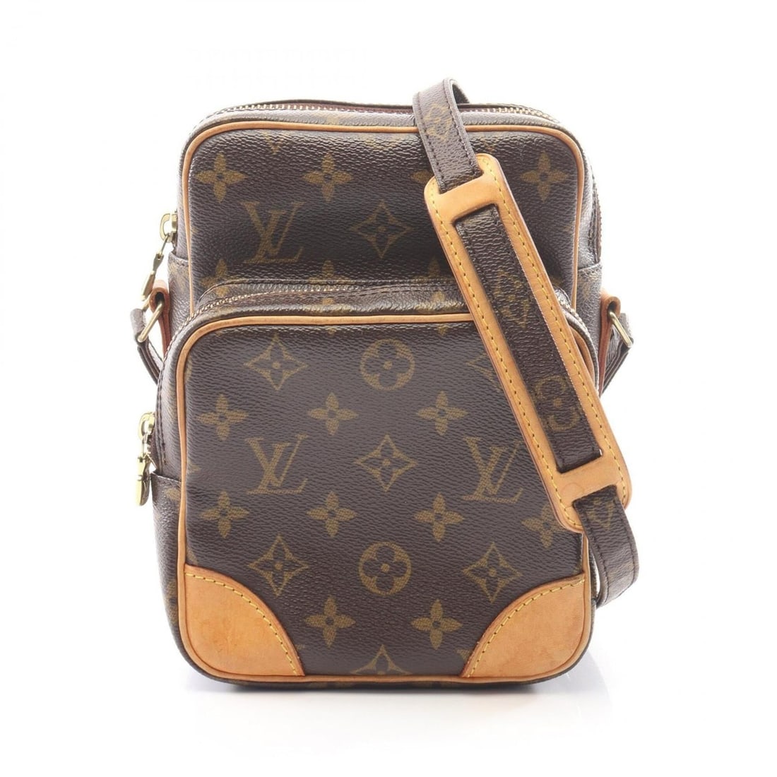 Louis Vuitton Amazon Shoulder Bag/Handbag, Coated Canvas and Leather, Monogram Pattern, Women's,: --- Catalog ---Category: SizeSize (HxWxD): 21cm x 15cm / 8.26'' x 5.9''Category: DesignType: Handbag, Shoulder bagColor: Brown, MonogramGender: WomenMaterial: Coated canvas , Leather Category: General
