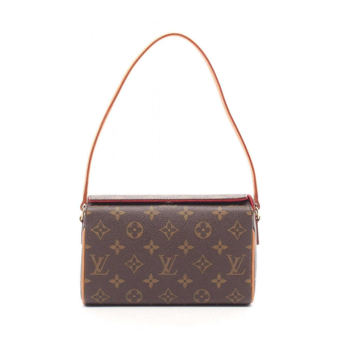 Louis Vuitton LOUIS VUITTON Recital Monogram Handbag, Coated Canvas and Leather, Pattern, Women's,: --- Catalog ---Category: SizeSize (HxWxD): 13cm x 20cm x 6cm / 5.11'' x 7.87'' x 2.36''Category: DesignType: HandbagColor: Brown, MonogramGender: WomenMaterial: Monogram , Leather Category: GeneralMPN
