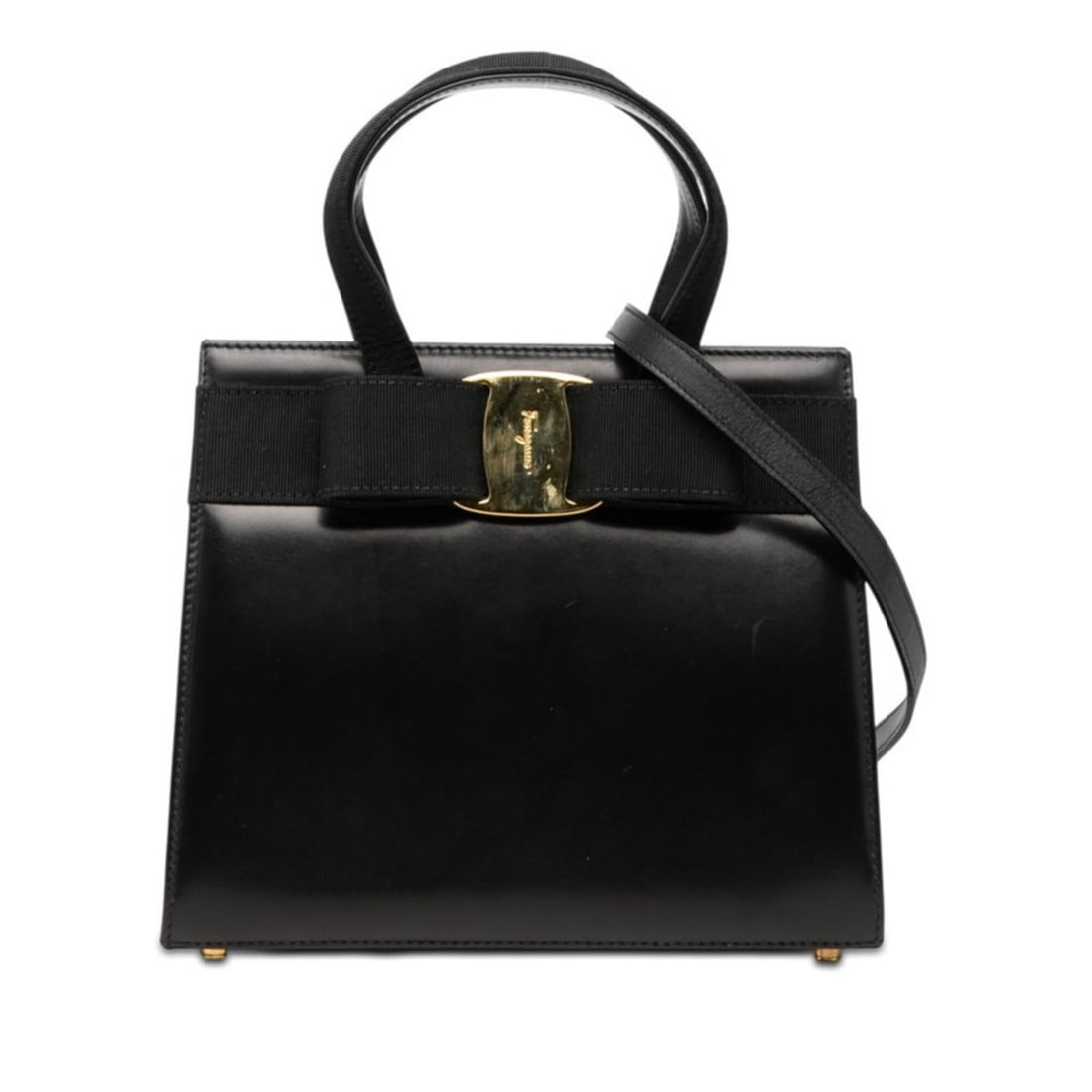Salvatore Ferragamo Vara Ribbon Handbag Shoulder Bag 2WAY BA214178 Black Leather Women's: --- Catalog ---Category: SizeSize (HxWxD): 20.5cm x 24.5cm x 10cm / 8.07'' x 9.64'' x 3.93''Category: DesignType: Handbag, Shoulder bagColor: BlackGender: WomenMaterial: Leather Category: GeneralMPN: 