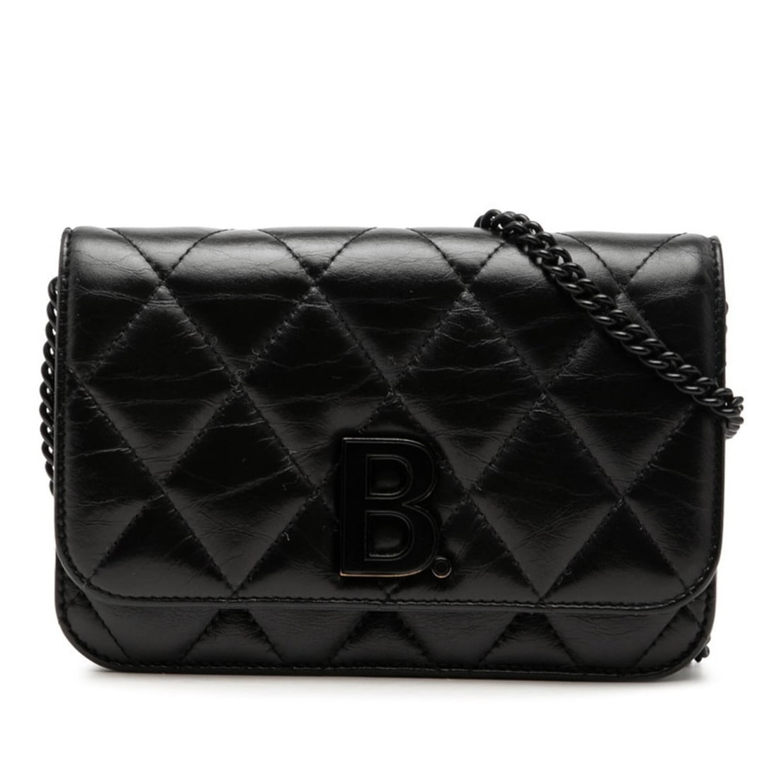 Balenciaga Bead Dot Crossbody Wallet Chain Shoulder Bag 593615 Black Leather Women's BALENCIAGA: --- Catalog ---Category: SizeSize (HxWxD): 13cm x 19.5cm x 3cm / 5.11'' x 7.67'' x 1.18''Category: DesignType: Shoulder bagColor: BlackGender: WomenMaterial: Leather Category: GeneralMPN: 593615Brand: