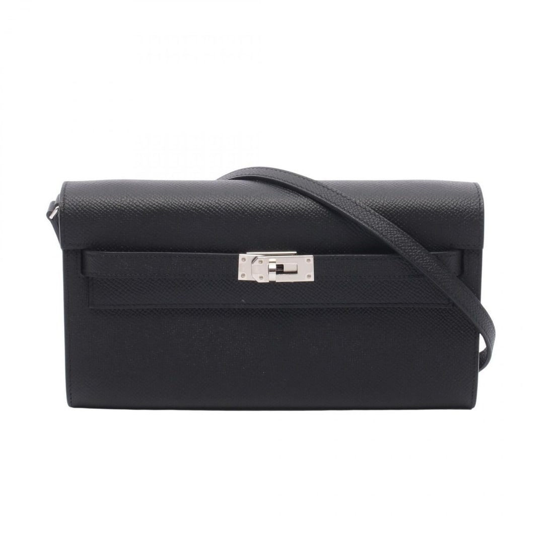 Hermes Kelly To Go Shoulder Bag/Handbag, Veau Epsom Leather, Women's, Black (1 of 15)