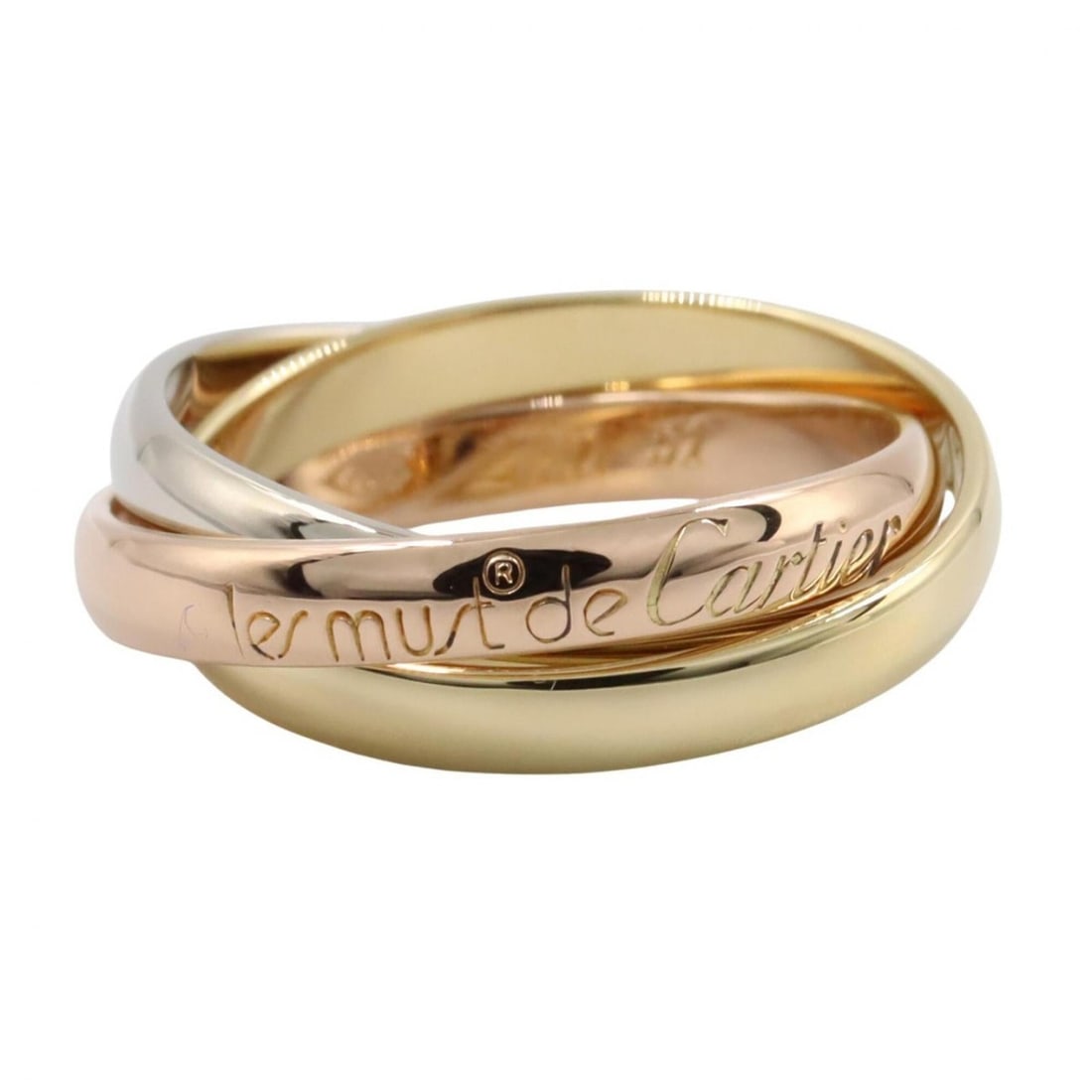 Cartier Trinity Ring - Ring/Finger Jewelry 18K (Yellow Gold), 18KWG (White 18KPG (Pink Gold) Women's: --- Catalog ---Category: SizeJP Size: 11US Size: 6Category: DesignType: Band ringColor: Pink gold, White gold, Yellow goldGender: WomenMaterial: Pink gold (18K), White gold (18K), Yellow gold (18K)Cat