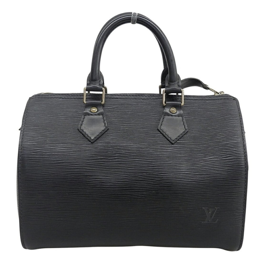 Louis Vuitton Epi Speedy 25 M43012 Handbag Noir: --- Catalog ---Category: SizeSize (HxWxD): 20cm x 28cm x 15cm / 7.87'' x 11.02'' x 5.9''Category: DesignType: Boston bag, HandbagColor: Black, NoirGender: WomenMaterial: Epi leather Category: GeneralM